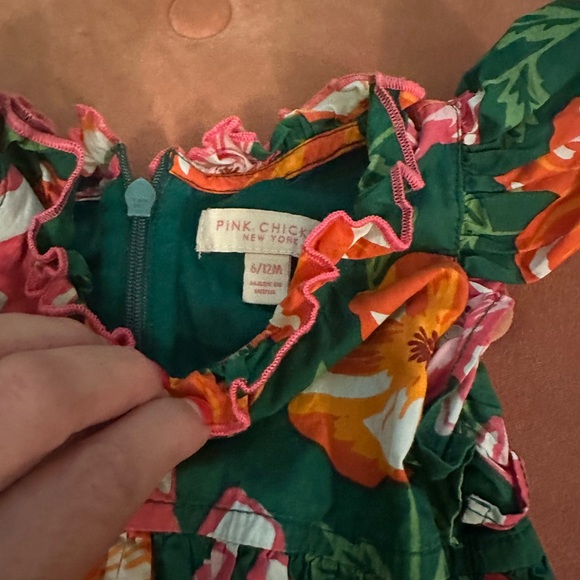 Pink Chicken floral Jennifer bubble - Picture 4 of 6